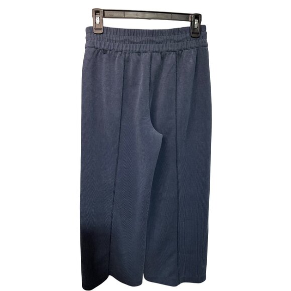 Lululemon Ribbed Softstreme Knit Wide-Leg Cropped Pants With Adjustable Waist & - Picture 6 of 12